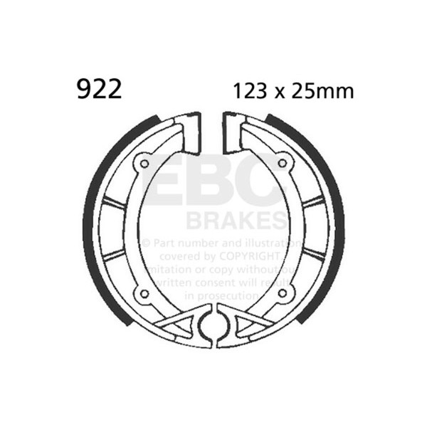 EBC EBC Brake Shoes 922